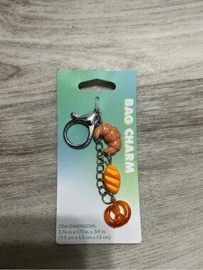 Bag Charm Keychain bread theme